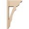 Ekena Millwork 7 1/2-in W x 14-in D x 26-in H Balboa Trad Rough Cedar Woodgrain TimberThane Outlooker, Primed Tan OUTUR075X14X26BOA04RCPR - alternate 4